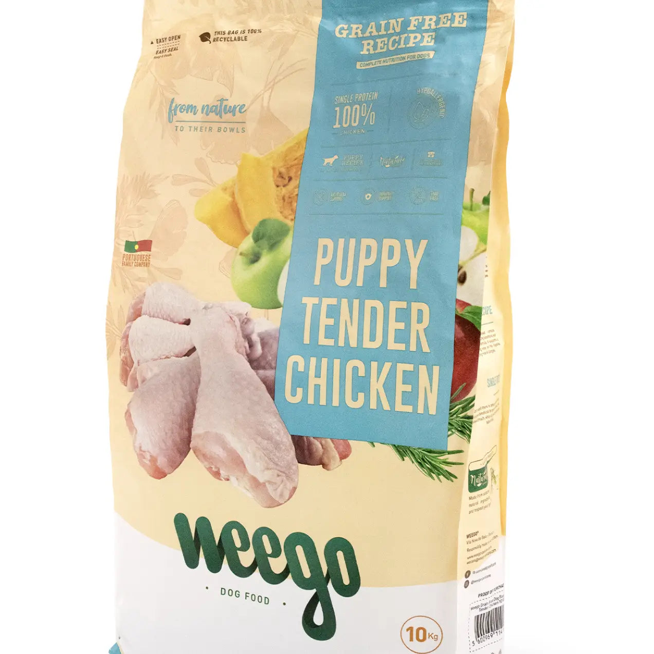Weego Dry Dog Food Puppy Tender Chicken - TOODIPET