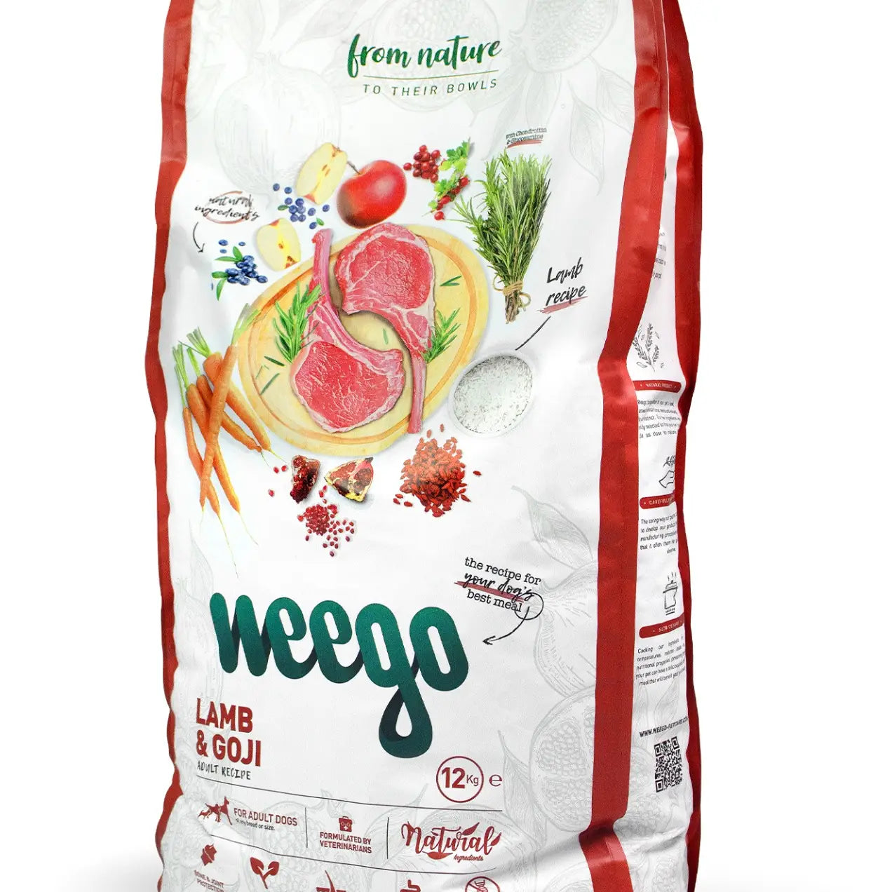 Weego Dry Dog Food Lamb & Goji - TOODIPET