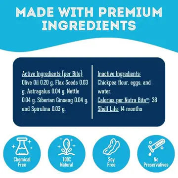 Dog Supplements- Immunity Support Dog Herbal Bites - TOODIPET