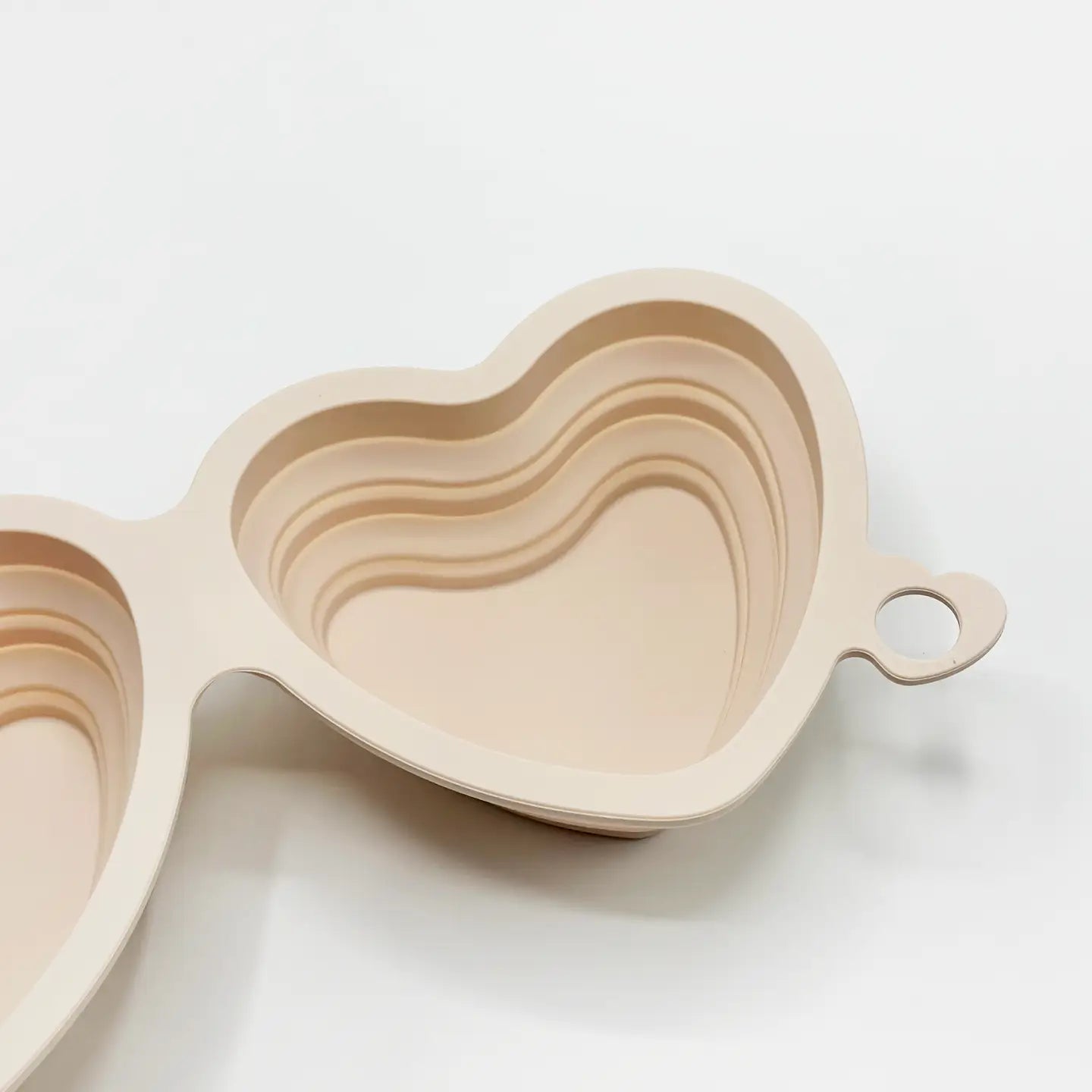 Heart Collapsible Puppy Bowl - Pink