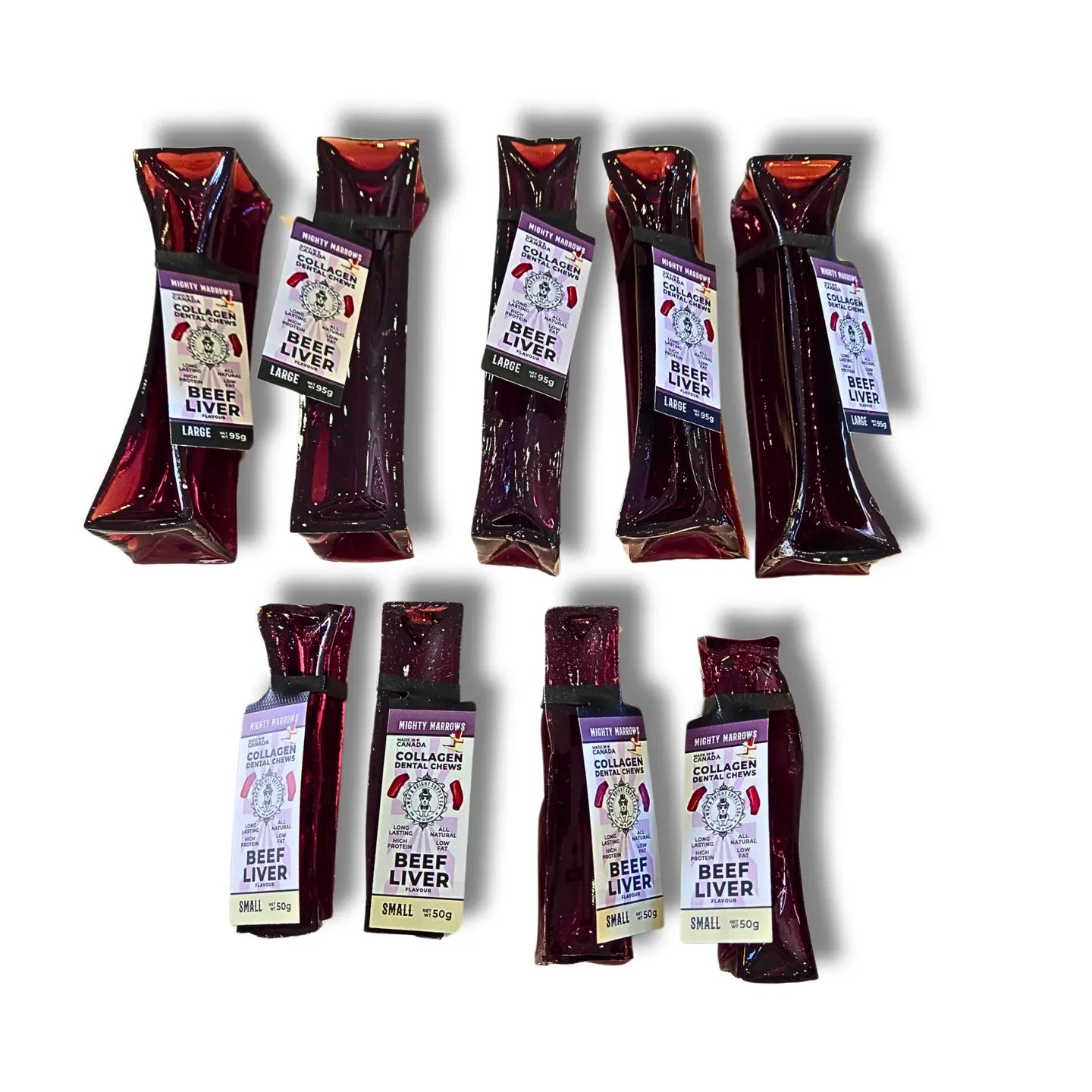Mighty Marrows - Collagen Dental Chews Beef bone - TOODIPET