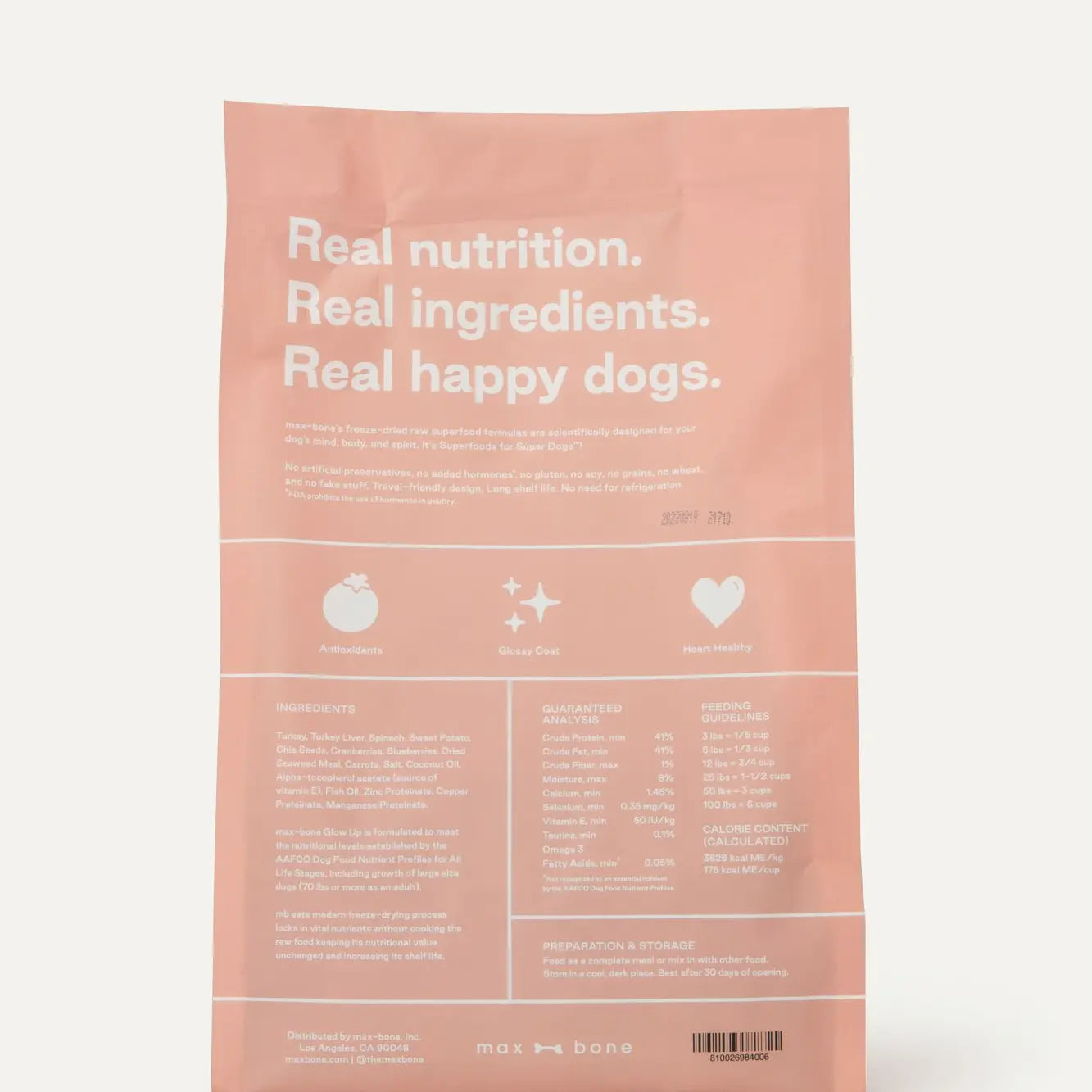 Glow Up Turkey Freeze-Dried Meal For Dogs - TOODIPET
