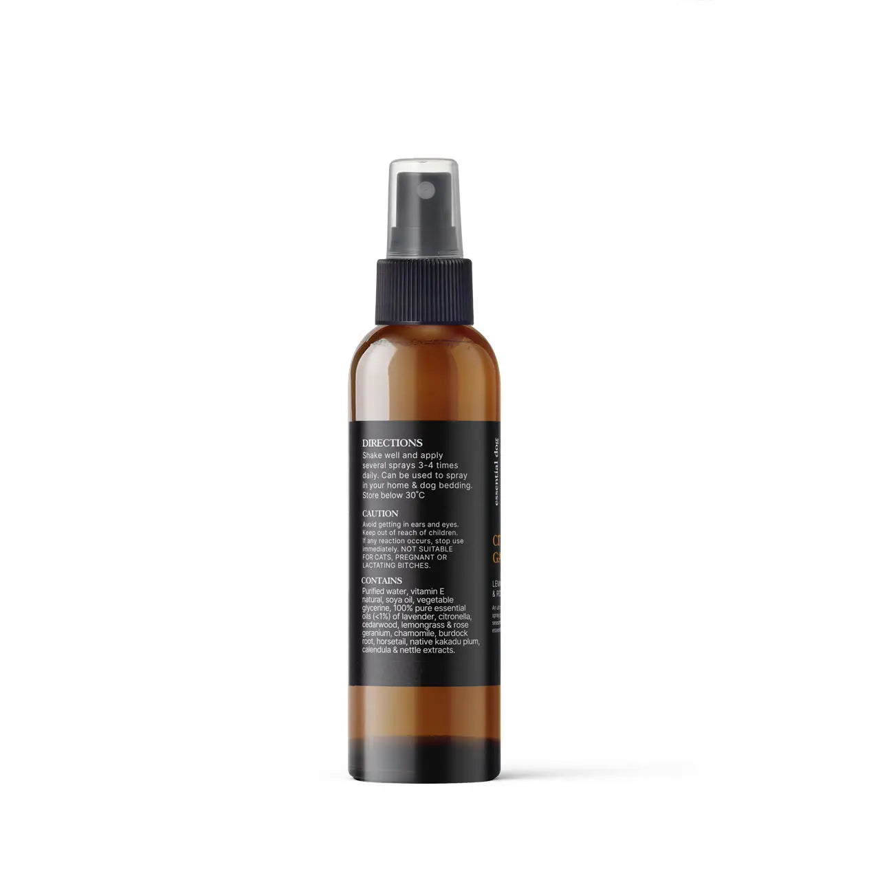 Citronella Gard Spray Dog (Lemongrass, Cedarwood & Geranium) - TOODIPET