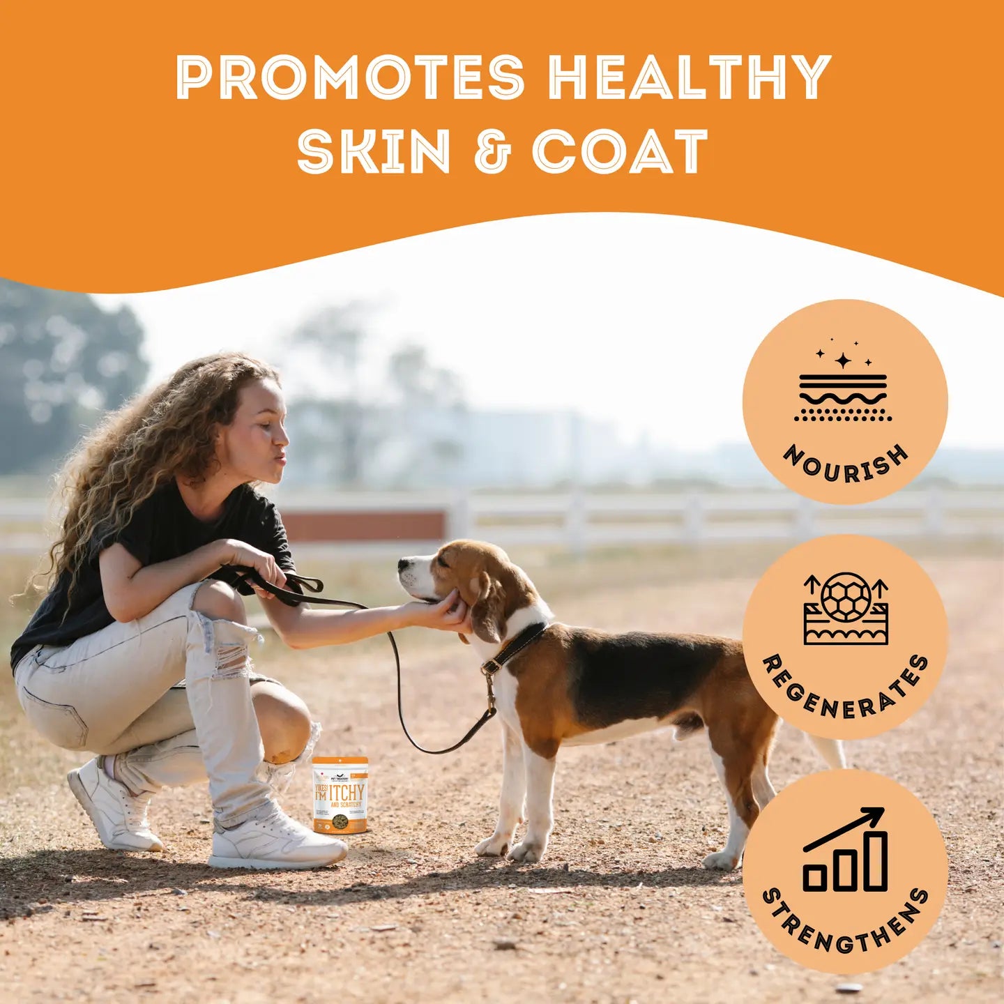 Soft & Chewy Supplement- Skin & Coat For Dogs 150g - TOODIPET