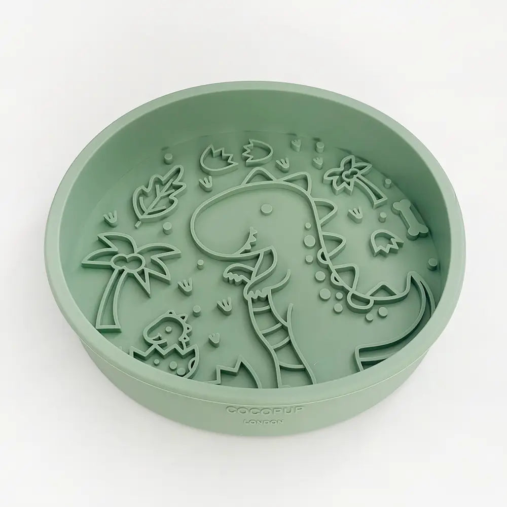 Silicone Slow Feed Puppy Dog Bowl - Dinopaws