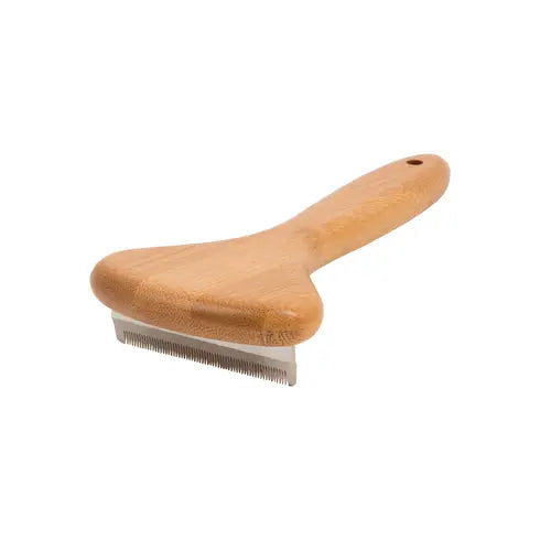 Natural Bamboo Dog Deshedding Tool: Cats & Dogs - TOODIPET