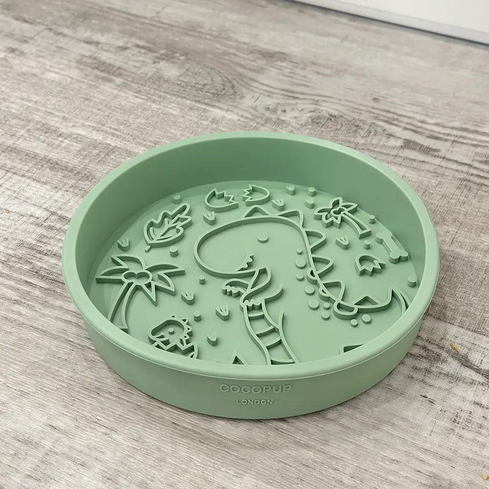 Silicone Slow Feed Puppy Dog Bowl - Dinopaws