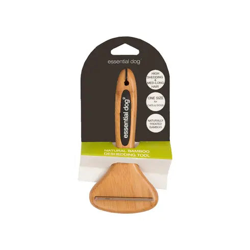 Natural Bamboo Dog Deshedding Tool: Cats & Dogs - TOODIPET