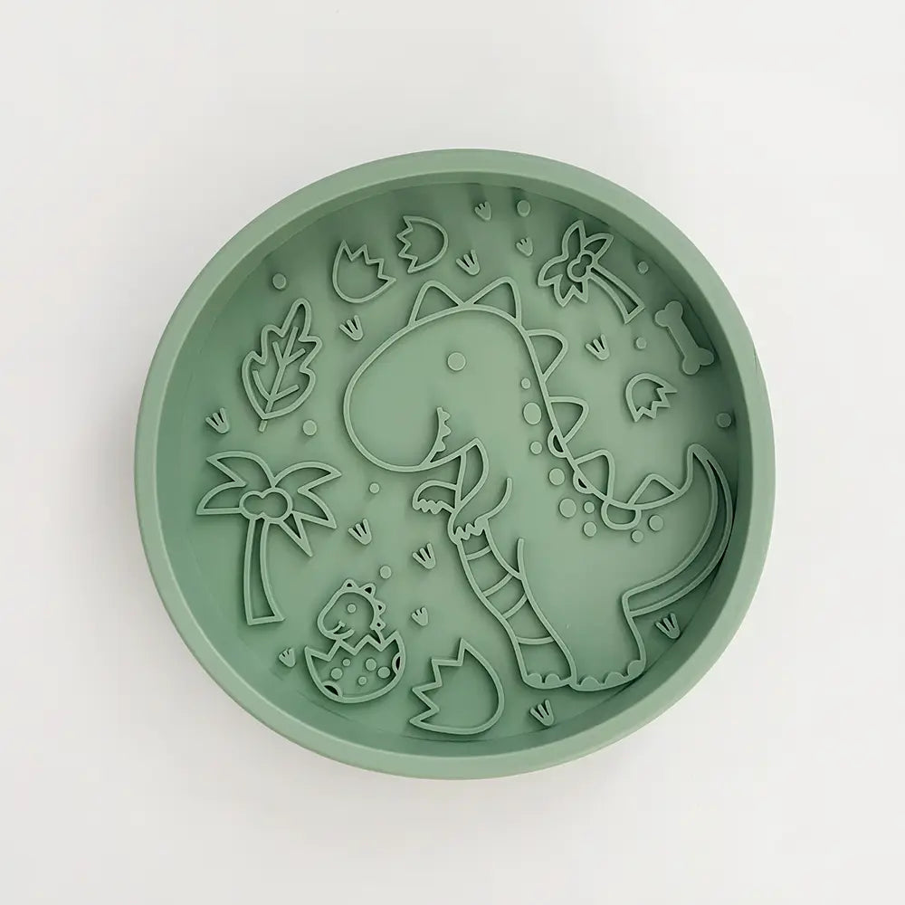 Silicone Slow Feed Puppy Dog Bowl - Dinopaws