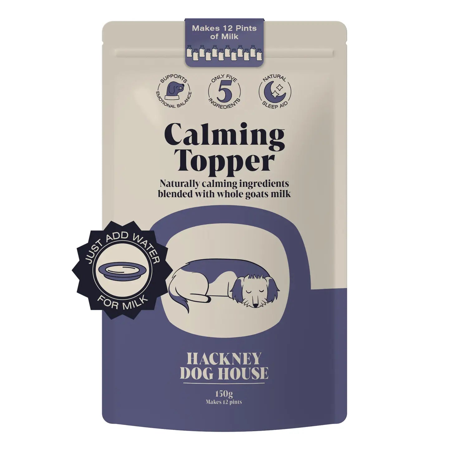 Calming Goats Milk Powder Food For Dogs - TOODIPET