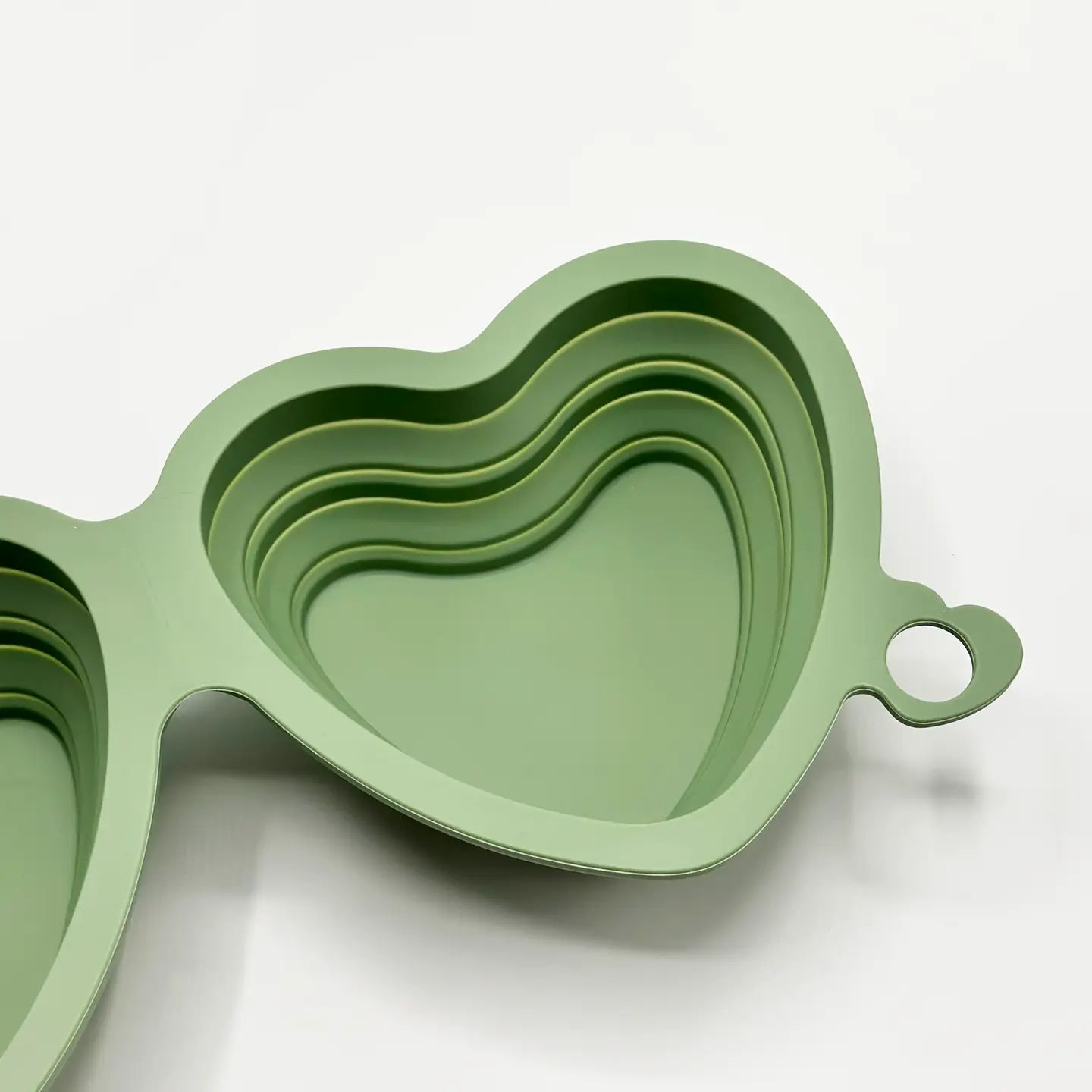 Heart Collapsible Puppy Bowl - Sage