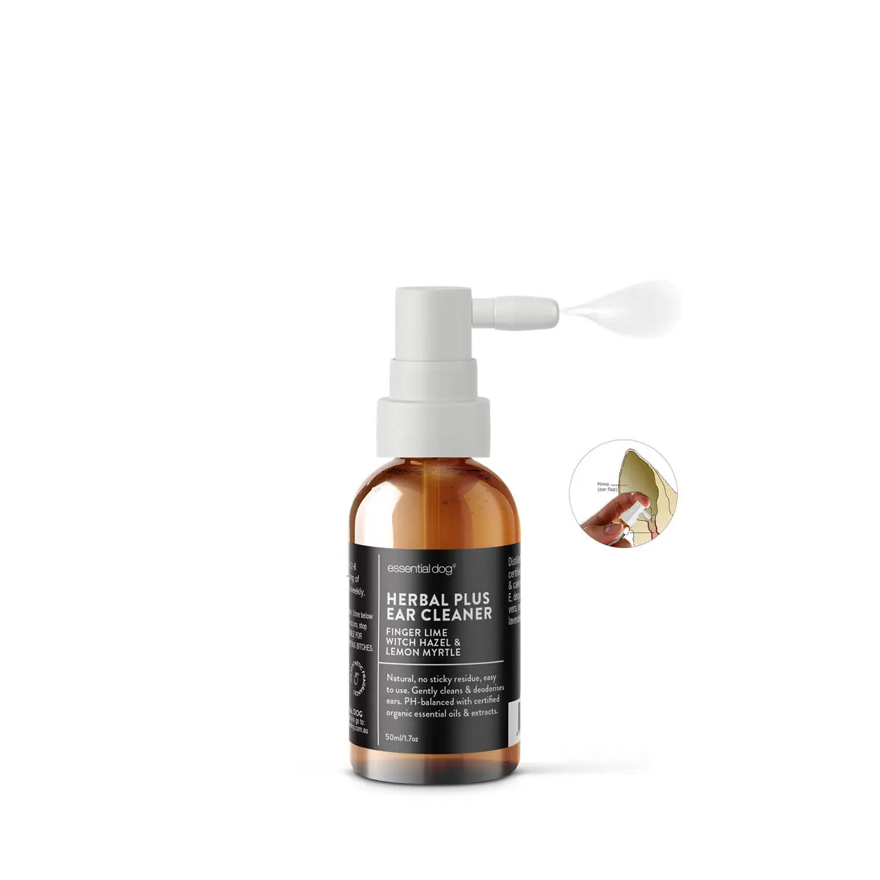 Herbal Dog Ear Cleaner (Finger Lime & Lemon Myrtle) - TOODIPET