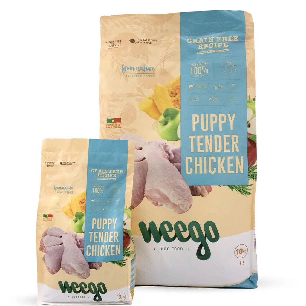 Weego Dry Dog Food Puppy Tender Chicken - TOODIPET