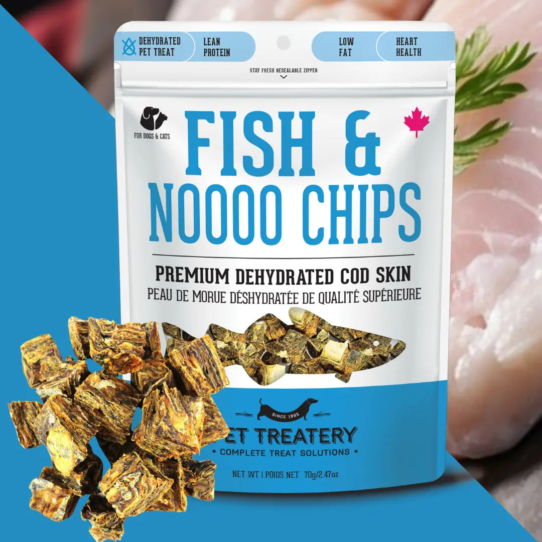 Cod Skin150g Dehydrated Pet Treats: High-Protein Low-Calorie - TOODIPET
