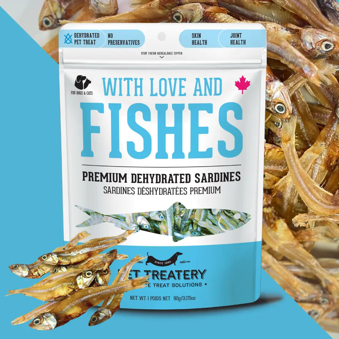 Sardines Dehydrated Pet Treats: High-Protein & Natural - TOODIPET
