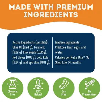 Dog Supplements- Skin & Coat Supplement Dog Herbal Bites - TOODIPET