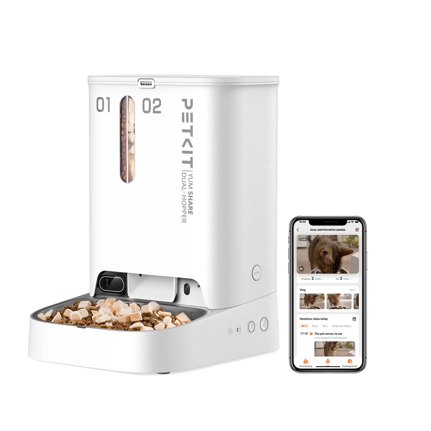 Yumshare Dual-Hopper with Camera