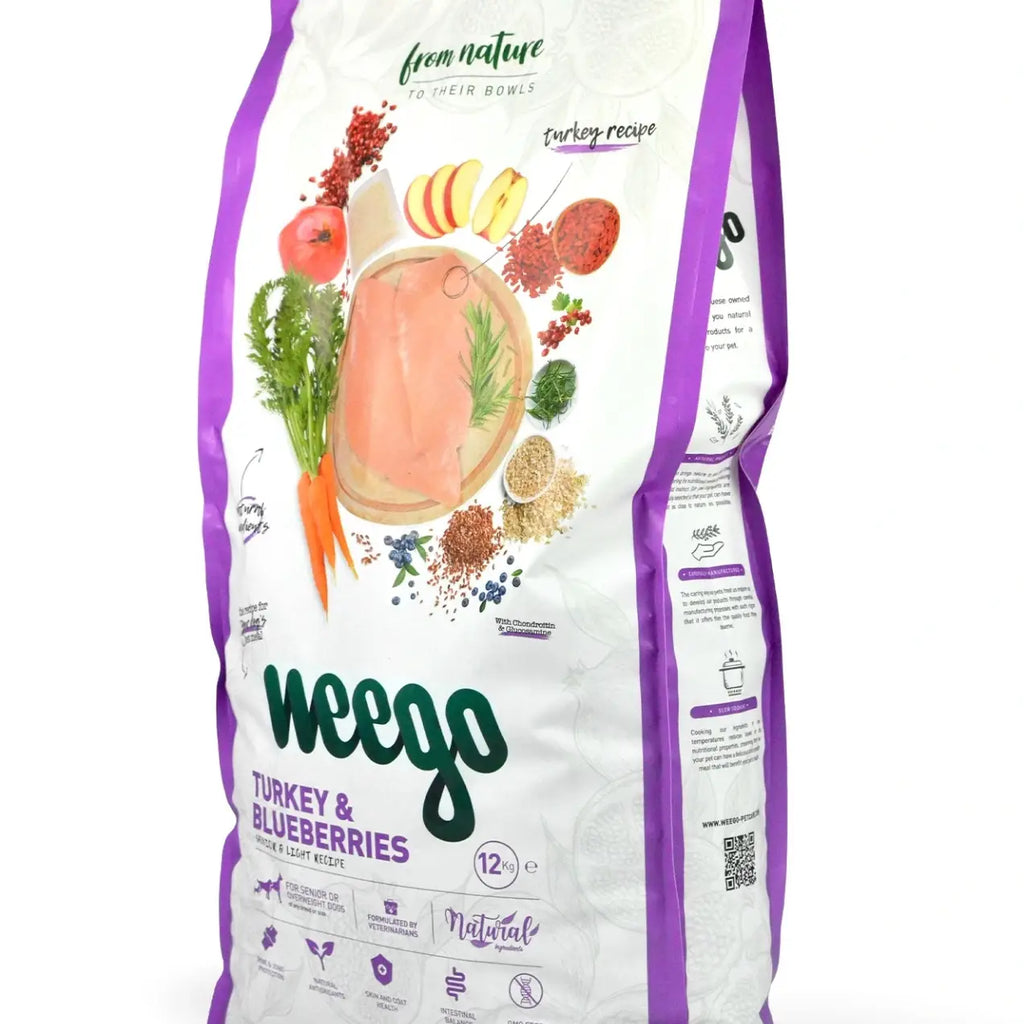Weego Dry Dog Food Turkey & Blueberries - TOODIPET