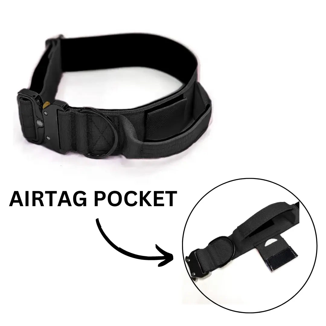 Tactical Dog Collar Air Tag Pocket - TOODIPET